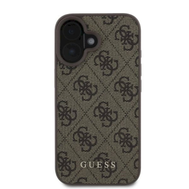 Guess 4G Classic iPhone 16 Dėklas - rudas 2