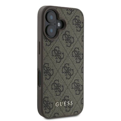 Guess 4G Classic iPhone 16 Plus Dėklas - rudas 3