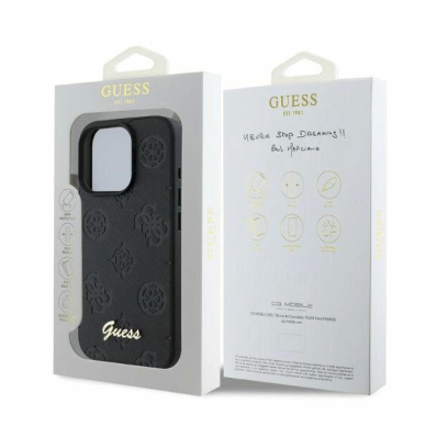 Guess 4G Classic iPhone 16 Pro Dėklas - juodas 3