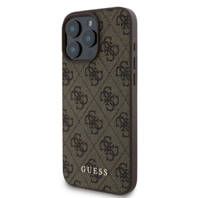 Guess 4G Classic iPhone 16 Pro Dėklas - rudas 1