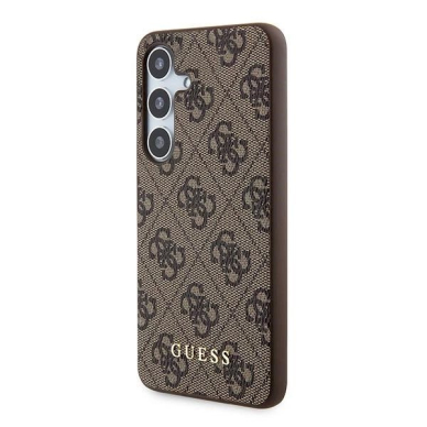 Guess 4G Metal Gold Logo Dėklas Samsung Galaxy A35 - Rudas 1