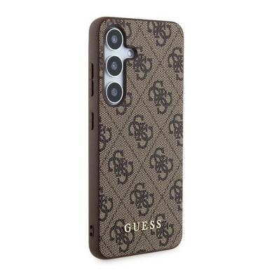 Guess 4G Metal Gold Logo Dėklas Samsung Galaxy A35 - Rudas 3