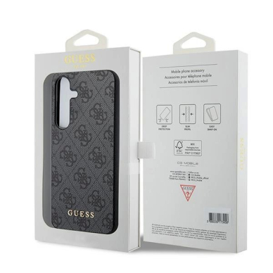 Guess 4G Metal Gold Logo Dėklas Samsung Galaxy A55 - Juodas 7