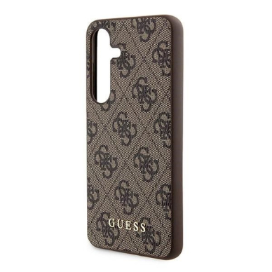 Guess 4G Metal Gold Logo Dėklas Samsung Galaxy A55 - Rudas 5