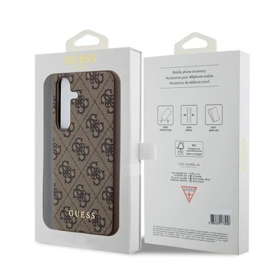 Guess 4G Metal Gold Logo Dėklas Samsung Galaxy A55 - Rudas 7