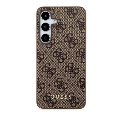 Guess 4G Metal Gold Logo Dėklas Samsung Galaxy S24 - Rudas 2