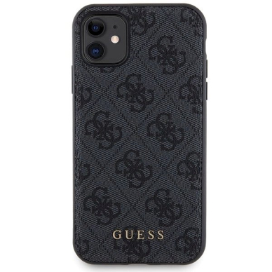 Guess 4G Metal Logo Dėklas set iPhone 11 + 5000mAh MagSafe power bank - Juodas 2