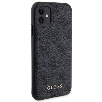 Guess 4G Metal Logo Dėklas set iPhone 11 + 5000mAh MagSafe power bank - Juodas 3