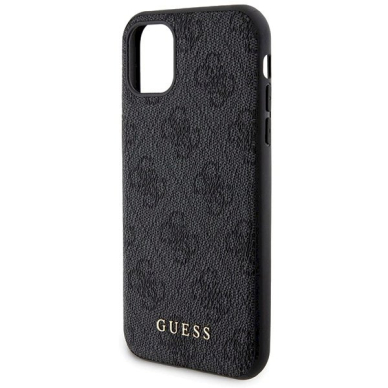 Guess 4G Metal Logo Dėklas set iPhone 11 + 5000mAh MagSafe power bank - Juodas 5