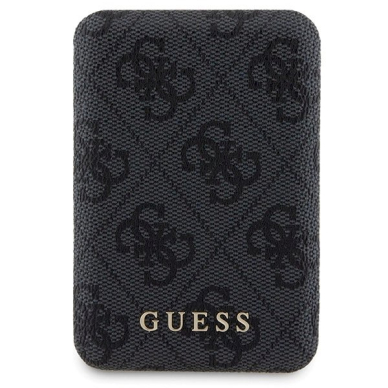 Guess 4G Metal Logo Dėklas set iPhone 11 + 5000mAh MagSafe power bank - Juodas 7