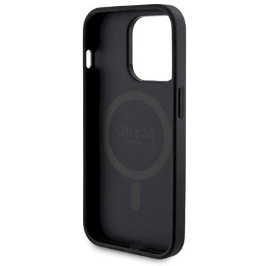 Guess 4G Metal Logo Dėklas set iPhone 13 Pro + 5000mAh MagSafe power bank - Juodas 6