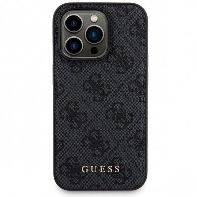 Guess 4G Metal Logo Dėklas set iPhone 14 Pro + 5000mAh MagSafe power bank - Juodas 2