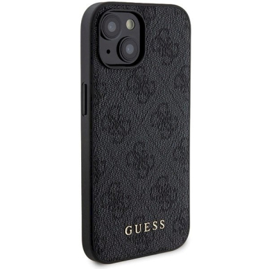 Guess 4G Metal Logo Dėklas set iPhone 15 + 5000mAh MagSafe power bank - Juodas 3