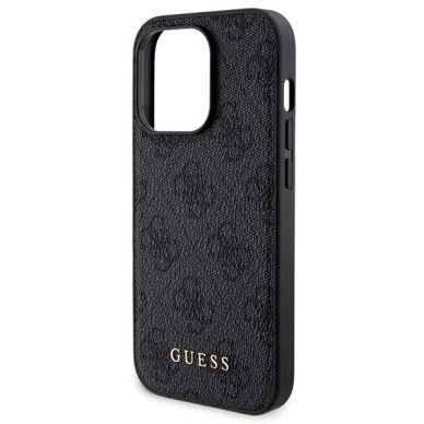 Guess 4G Metal Logo Dėklas set iPhone 15 Pro + 5000mAh MagSafe power bank - Juodas 5