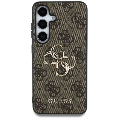 Guess Big 4G Logo Classic Logo Dėklas Samsung Galaxy S25 Plus Rudas 2