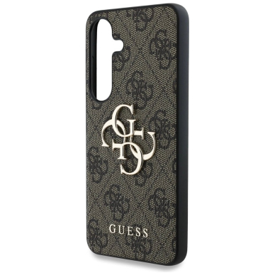 Guess Big 4G Logo Classic Logo Dėklas Samsung Galaxy S25 Plus Rudas 5