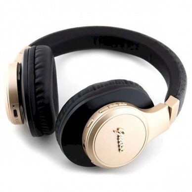 Guess bluetooth on-ear ausinės GUBH604GEMK Juodas 4G Script 1