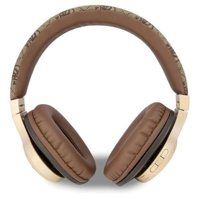 Guess bluetooth on-ear ausinės GUBH604GEMW Rudas/Rudas 4G Script 1