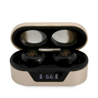 Guess GUTWST31ED TWS Bluetooth earphones + docking station gold / gold 1