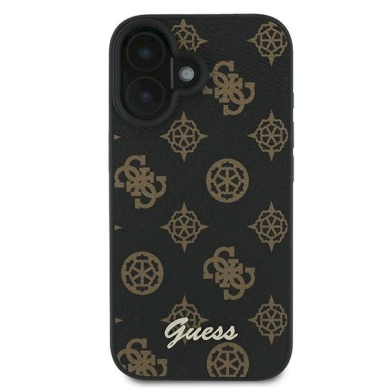 Guess Peony Script MagSafe iPhone 16 Plus Dėklas - juodas 2