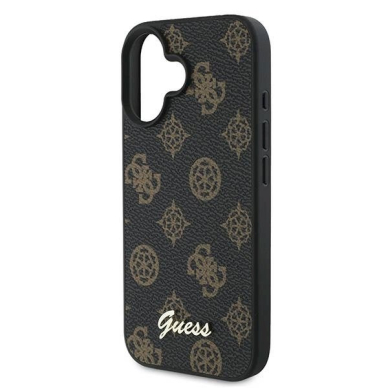 Guess Peony Script MagSafe iPhone 16 Plus Dėklas - juodas 5