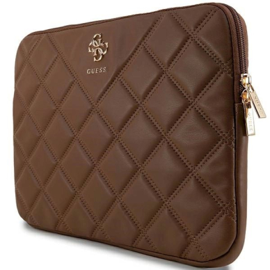 Guess Quilted 4G cover a 14 laptop - brown 1