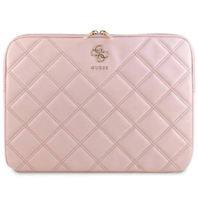 Guess Quilted 4G cover a 14 laptop - Rožinis