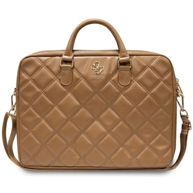 Guess Quilted 4G Krepšys a 16 laptop - brown