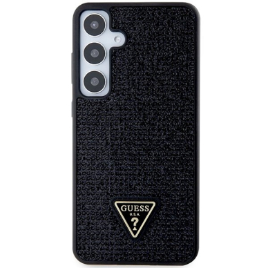 Guess Rhinestone Triangle Dėklas Samsung Galaxy S24+ - juodas 2