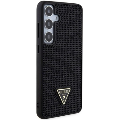 Guess Rhinestone Triangle Dėklas Samsung Galaxy S24+ - juodas 3