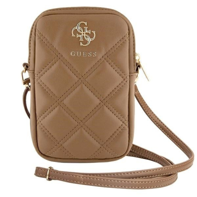 Guess Zip Quilted 4G Krepšys - brown 1