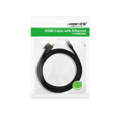 HDMI Kabelis Ugreen - micro HDMI kabelis 19 pin 2.0v 4K 60Hz 30AWG 1,5m juodas (30102) 13