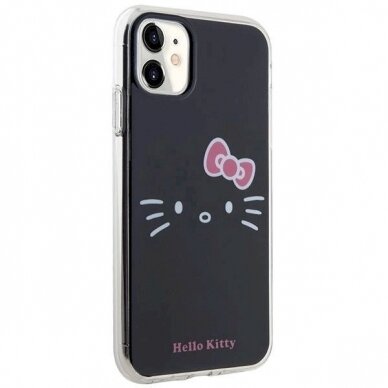 Hello Kitty Dėklas IML Kitty FaceiPhone 11 / Xr - Juodas 3