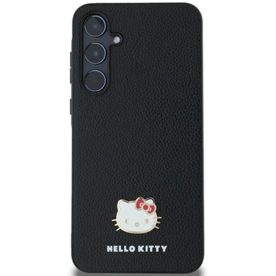 Hello Kitty Metal Logo Kitty Head Dėklas Samsung Galaxy A55 - Juodas 2