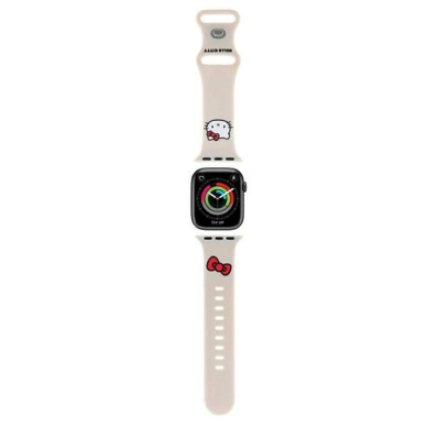 Hello Kitty Silicone Kitty Head Apyrankė Apple Watch 38/40/41mm - beige