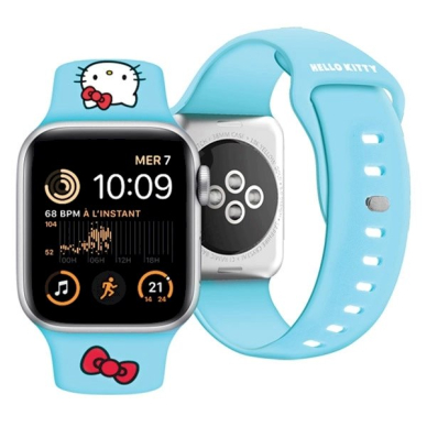 Hello Kitty Silicone Kitty Head Apyrankė Apple Watch 38/40/41mm - blue 3