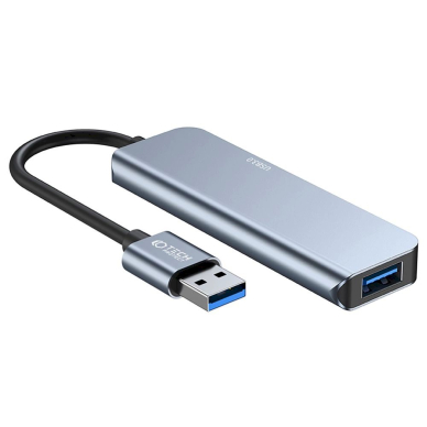 HUB Tech-Protect V0 5in1 USB-A - USB-A 3.0 / 3x USB-A 2.0 / USB-C - pilkas 1