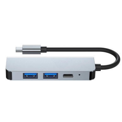 HUB Tech-Protect V2 4in1 USB-C - USB-A 3.0 / USB-A 2.0 / USB-C / HDMI - pilkas 6