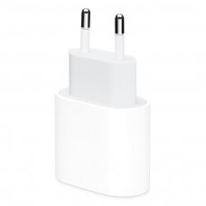 Įkroviklis originalus Apple USB-C 20W MHJE3ZM/A pakuotėje baltas