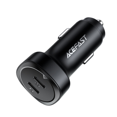 Įkroviklis Acefast 72W, 2x USB Type C, PPS, Power Delivery, 3.0, AFC, FCP Juodas (B2) 1