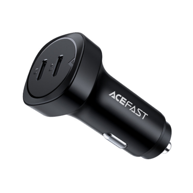 Įkroviklis Acefast 72W, 2x USB Type C, PPS, Power Delivery, 3.0, AFC, FCP Juodas (B2) 2