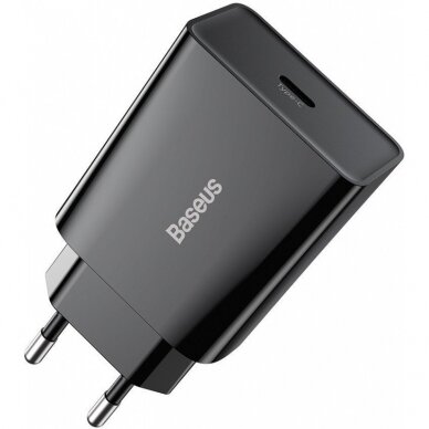 Įkroviklis buitinis Baseus Speed Mini Quick Charger 1C 20W juodas CCFS-SN01