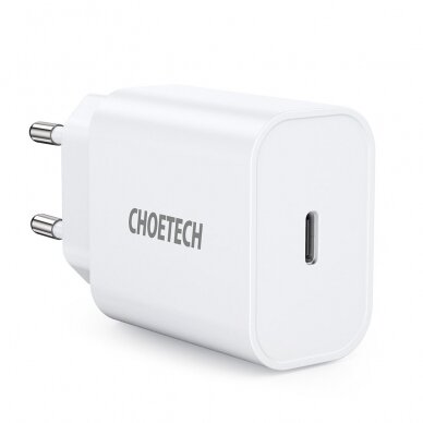 Įkroviklis Choetech USB Type C PD 20W Baltas (Q5004 V4) 16