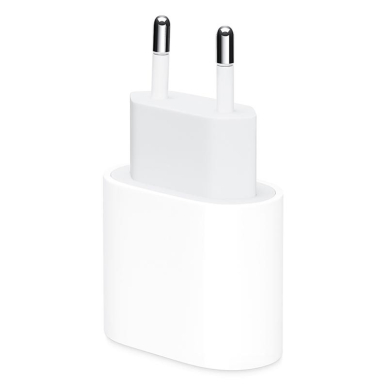 Įkroviklis originalus Apple USB-C 20W MHJE3ZM/A pakuotėje baltas