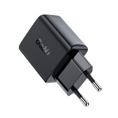 Įkrovimo blokelis Acefast GaN USB Type C 30W, PD, QC 3.0, AFC, FCP Juodas A21 1