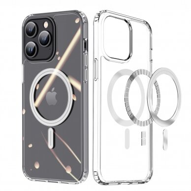 iPhone 15 Pro Case su MagSafe Dux Ducis Clin - Permatomas 1