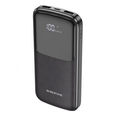 Išorinė baterija Power Bank Borofone BJ17 2xUSB 10000mAh juoda