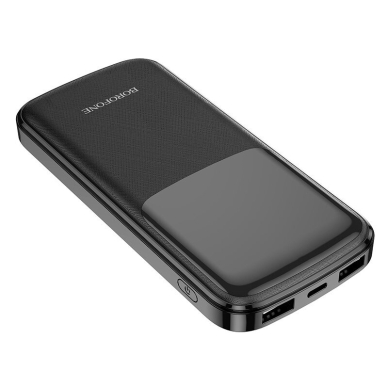 Išorinė baterija Power Bank Borofone BJ17 2xUSB 10000mAh juoda  2