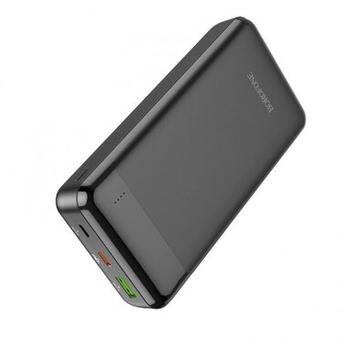 Išorinė baterija Power Bank Borofone BJ19A Type-C PD 20W+Quick Charge 3.0 20000mAh juoda  2