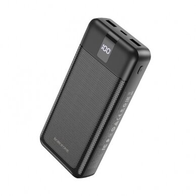 Išorinė baterija Power Bank Borofone BJ20A 5 Output 3 Input 20000mAh juoda  1